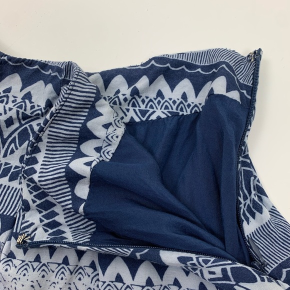 Free People Women’s Lost Temple High Rise Skort Shorts Navy Size 8 - Picture 8 of 13